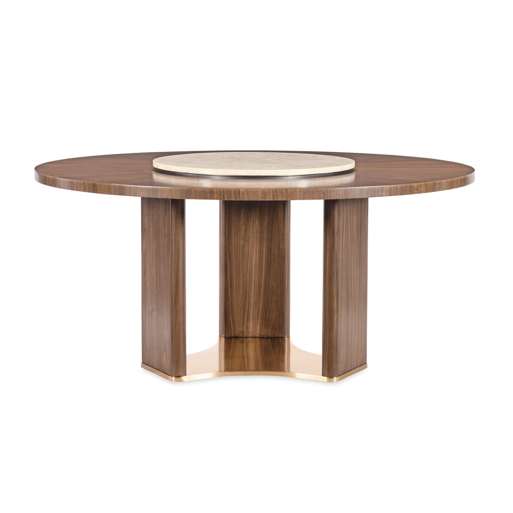 Eleana Wood Round Dining Table