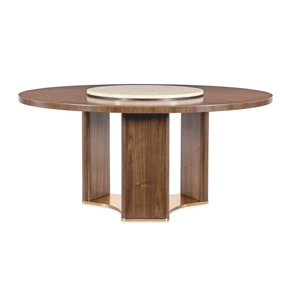 Eleana Wood Round Dining Table