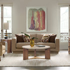 Eleana Wood Round End Table