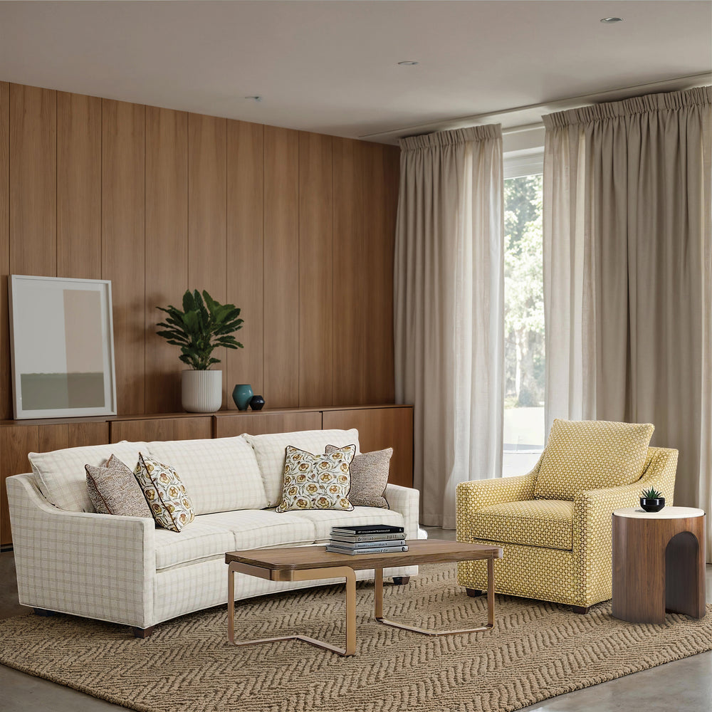 Eleana Wood Round End Table