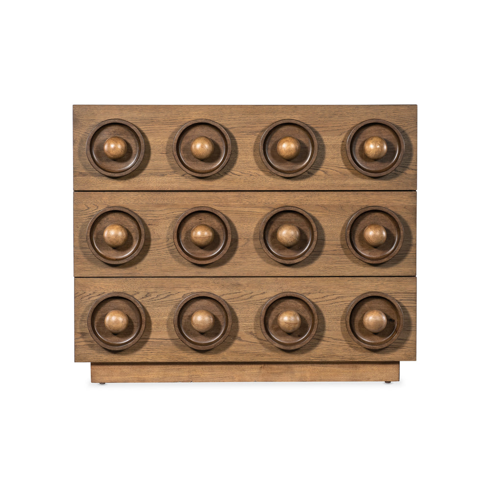 Knobby 3-Drawer Accent Dresser