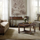 Leesburg Demilune Hall Console Table