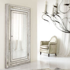 Melange Glamour Floor/Wall Mirror with Jewelry Armoire Storage