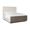 Modern Mood Upholstered Panel Bed  option Mink