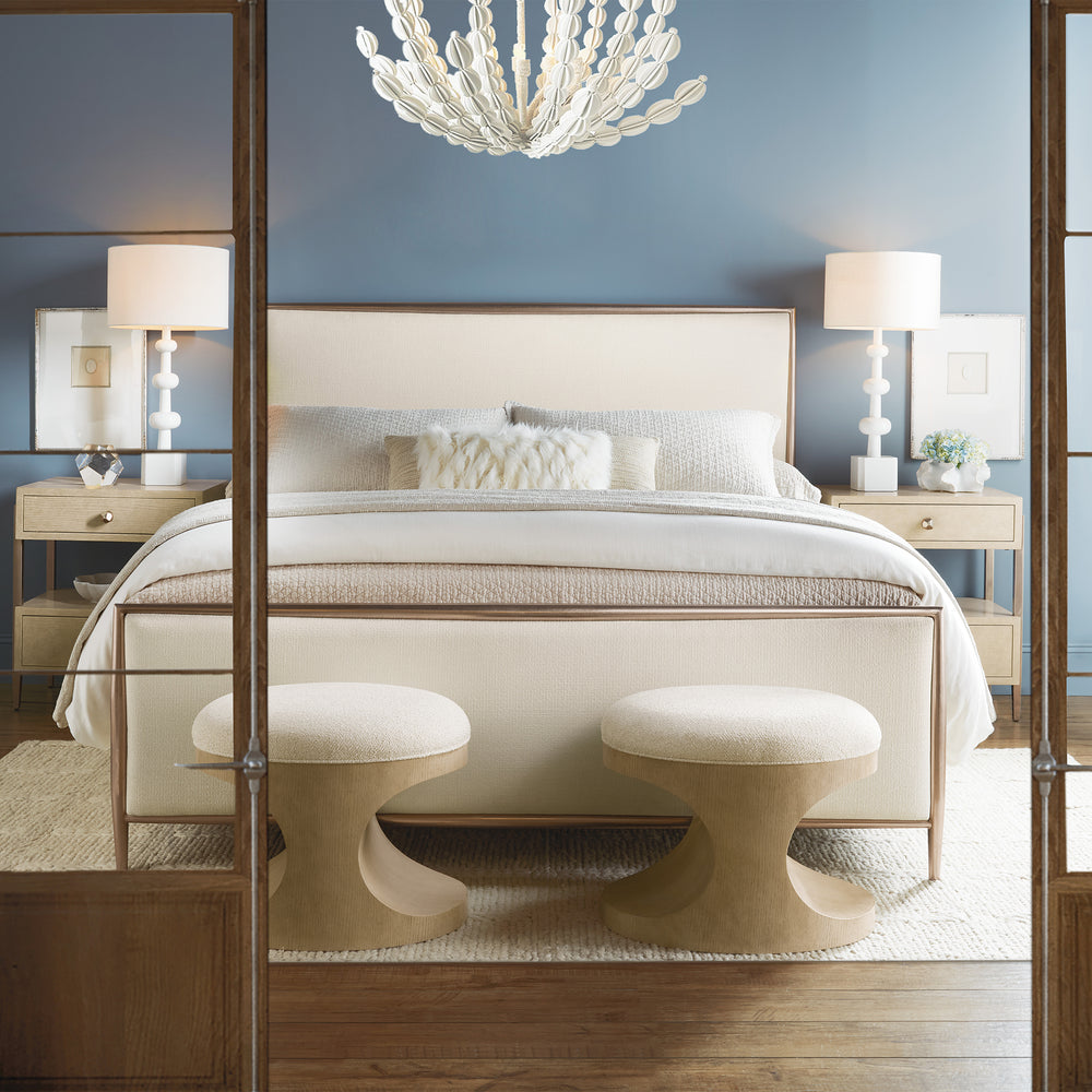 Westwood Upholstered Metal Bed