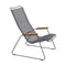 Click Outdoor Lounge Chair  option Dark Grey