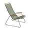 Click Outdoor Lounge Chair  option Olive Green
