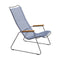 Click Outdoor Lounge Chair  option Pigeon Blue