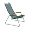 Click Outdoor Lounge Chair  option Pine Green