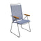 Click Outdoor Position Chair  option Pigeon Blue