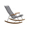 Click Outdoor Rocking Chair  option Dark Grey