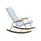 Click Outdoor Rocking Chair  option Dusty Light Blue