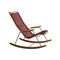Click Outdoor Rocking Chair  option Paprika