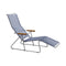 Click Outdoor Sunlounger  option Pigeon Blue