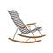 Click Outdoor Rocking Chair  option Muted White/Black