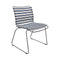 Click Outdoor Side Chair  option Muted White/Dark Blue
