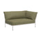 Level 2 Outdoor Corner Sofa  option Leaf / Muted White