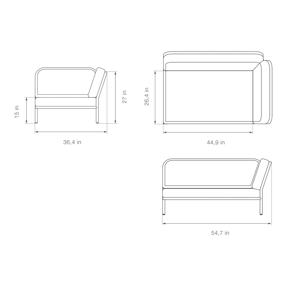 Level 2 Outdoor Corner Sofa