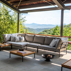 Level 2 Outdoor Sofa with Chaise and Coffee Table