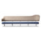 The Aubertin Wall Sofa  option Watercolour Oatmeal Stripes / Right