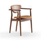 109 Armchair  option Walnut