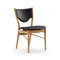 46 Dining Chair  option Nevada Black Leather