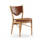 46 Dining Chair  option Nevada Cognac Leather