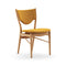 46 Dining Chair  option Watercolour Butterscotch Yellow