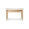Chieftain Footstool  option Oak Clear Oil
