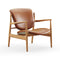 France Lounge Chair  option Nevada Cognac Leather