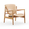 France Lounge Chair  option Oak Dark Oil