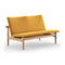 Japan 2-seater Sofa  option Watercolour Butterscotch Yellow