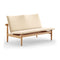 Japan 2-seater Sofa  option Watercolour Soft Linen