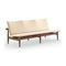 Japan 3-seater Sofa  option Walnut