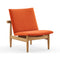 Japan Lounge Chair  option Watercolour Pumpkin Spice