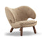Pelican Lounge Chair  option Walnut
