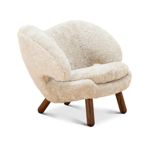 Pelican Sheepskin Lounge Chair