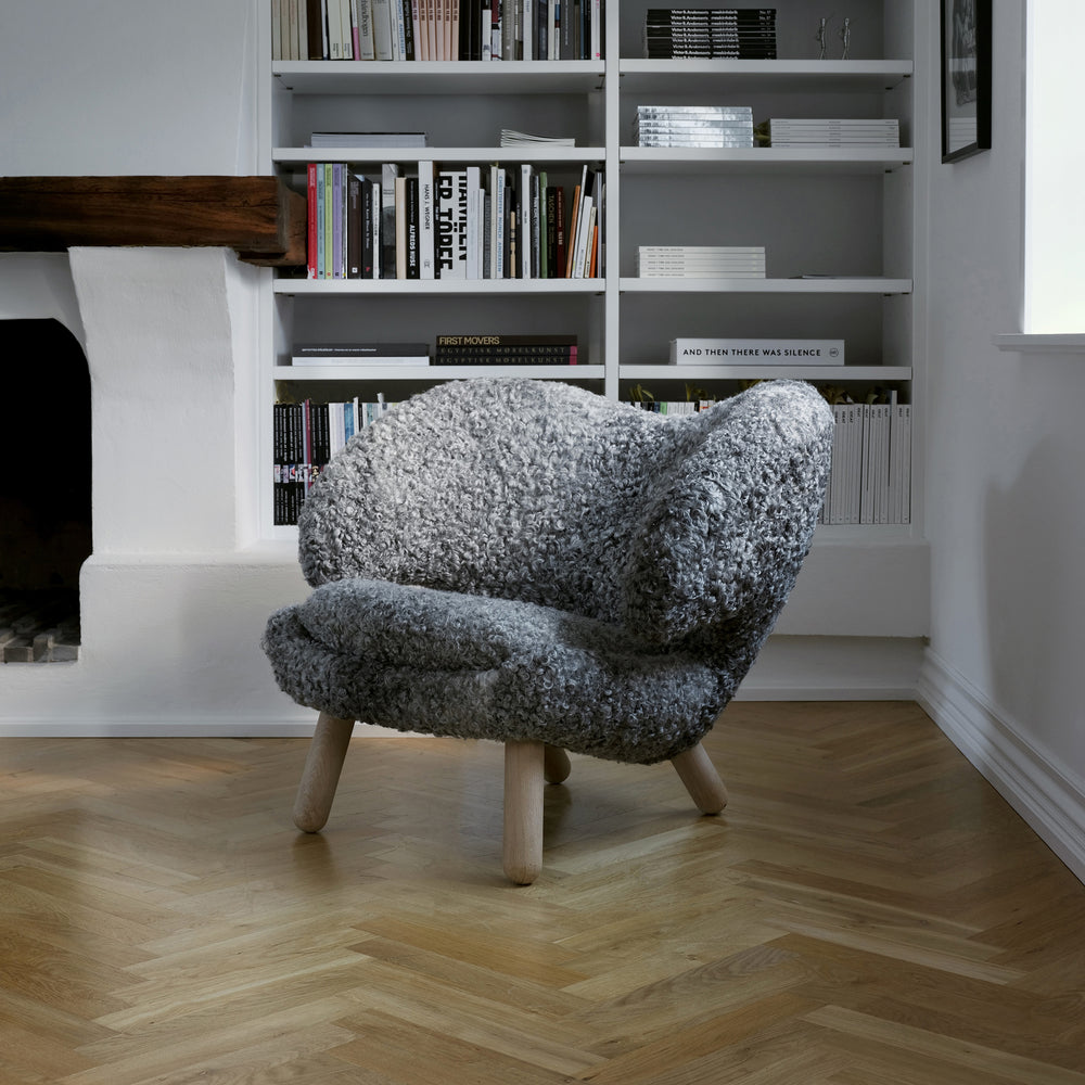 Pelican Sheepskin Lounge Chair