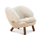 Pelican Sheepskin Lounge Chair