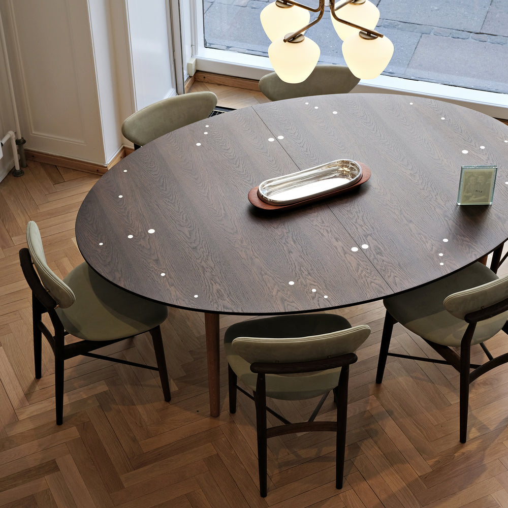 Silver Extendable Dining Table