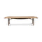 Table Bench with Brass Edges  option Medium: 66.9 in width
