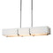 Exos Long Rectangular Pendant Light  option Natural Anna
