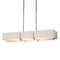 Exos Rectangular Pendant Light  option Dark Smoke