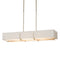 Exos Rectangular Pendant Light  option Soft Gold