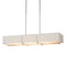 Exos Rectangular Pendant Light  option Vintage Platinum
