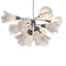 Mobius 12 Light Pendant Light  option Natural Iron