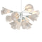 Mobius 12 Light Pendant Light  option Vintage Platinum