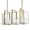 Arc Linear Pendant Light  option Modern Brass