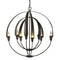 Cirque Double Chandelier  option Dark Smoke