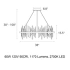Cityscape Circular LED Pendant Light